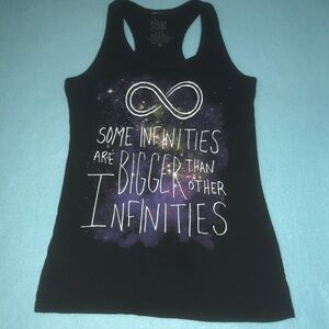 THE FAULT IN OUR STARS graphic muscle tank top 100% cotton size XS